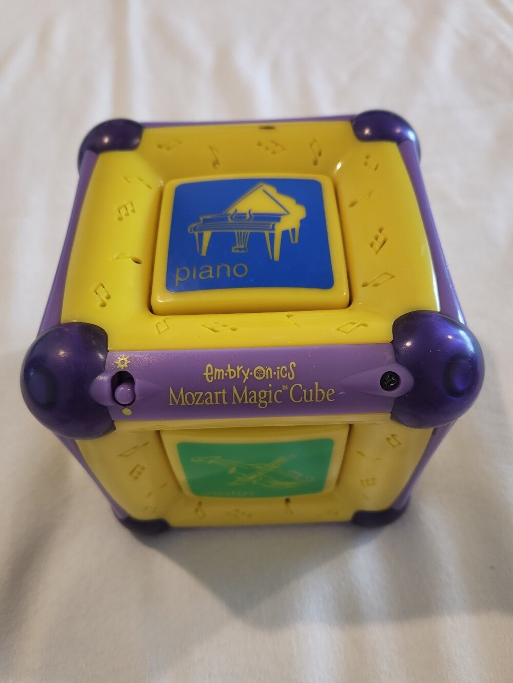 Embryonics Mozart Magic Cube Musical Music 6 mo 1 year Infant Baby Toy Y2K